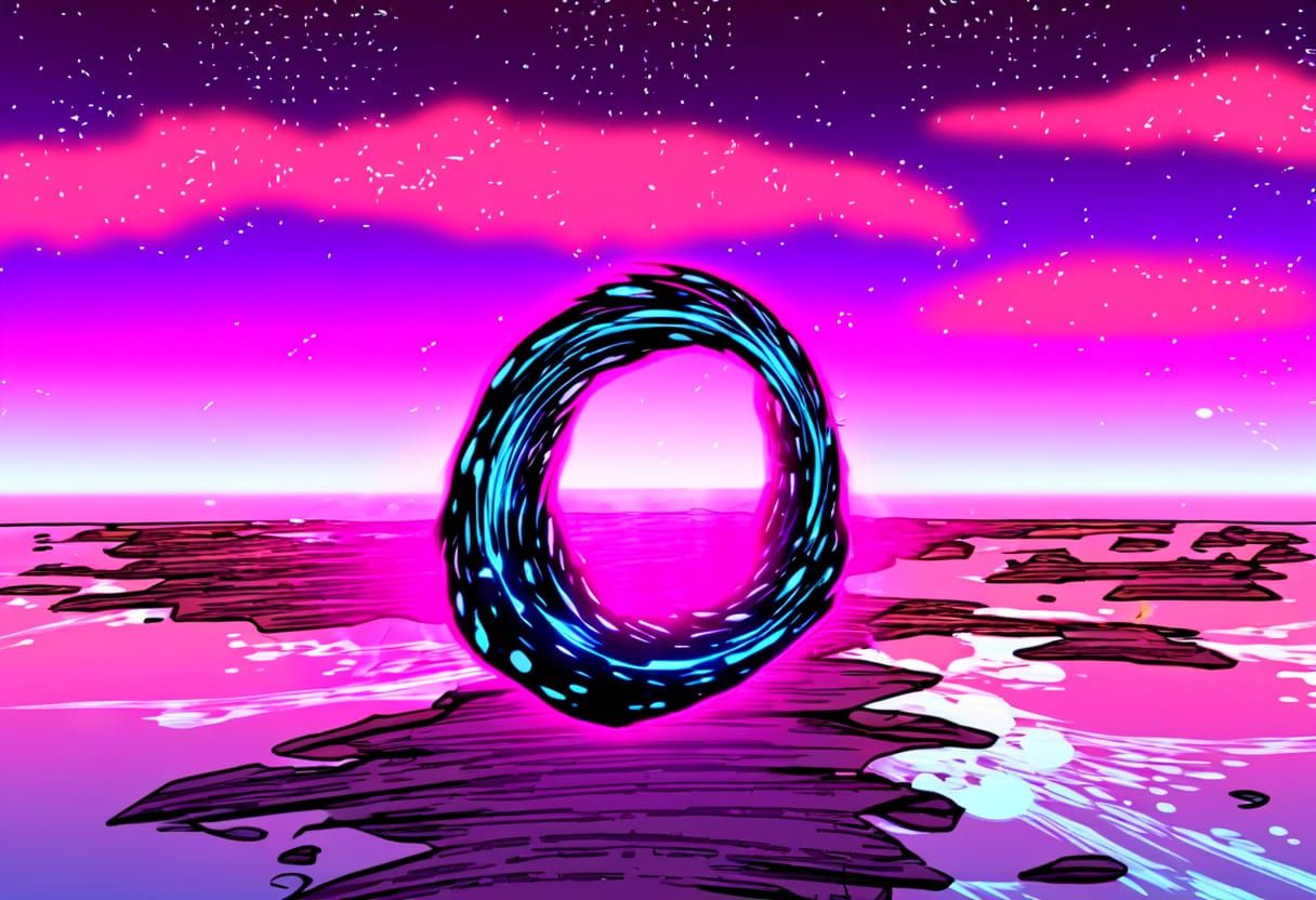 Cyberpunk Space Pirate Masterpiece in Cel-Shaded Style