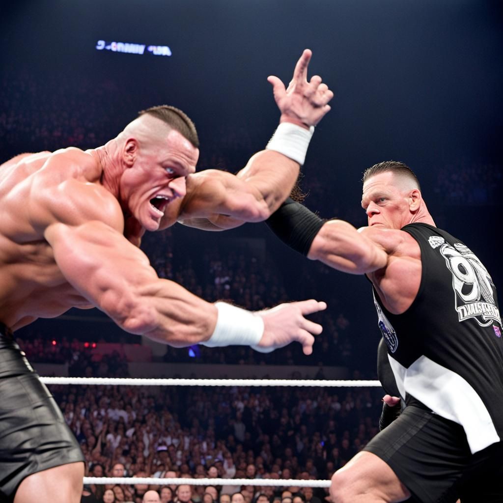John Cena's Finishing Move on the Undertaker