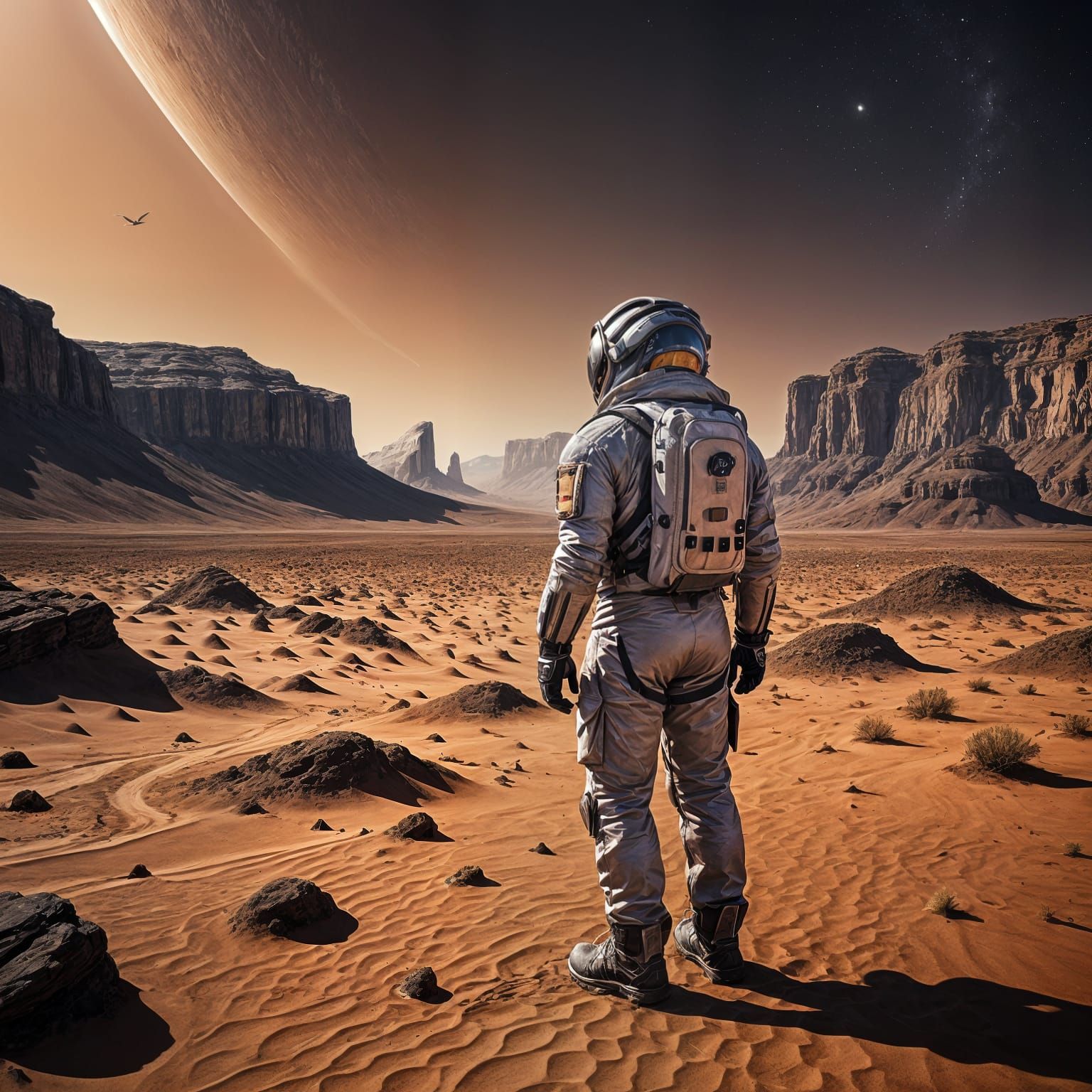 AI Generated Image of Solitude