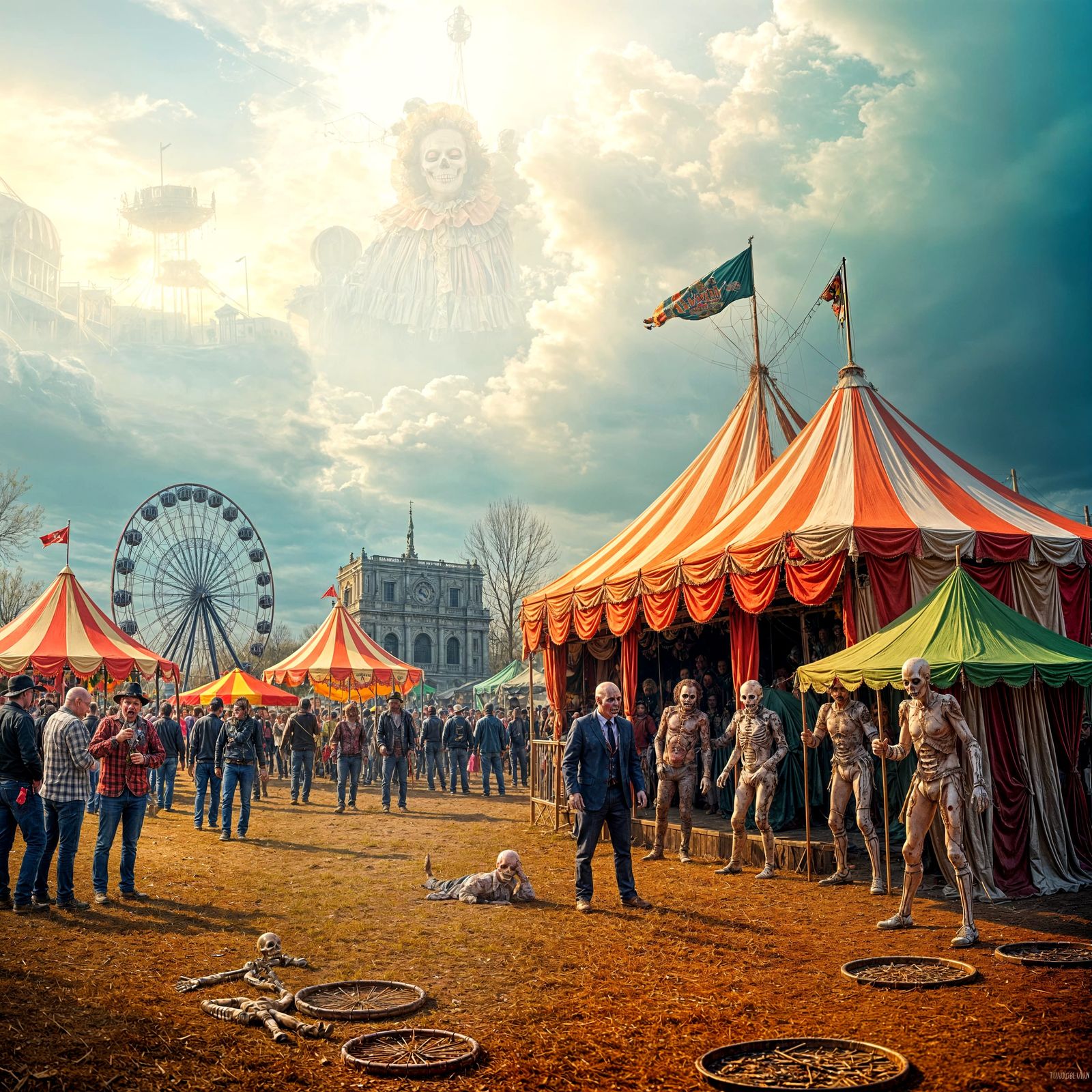 Cursed Carnival: A Haunting Spectacle