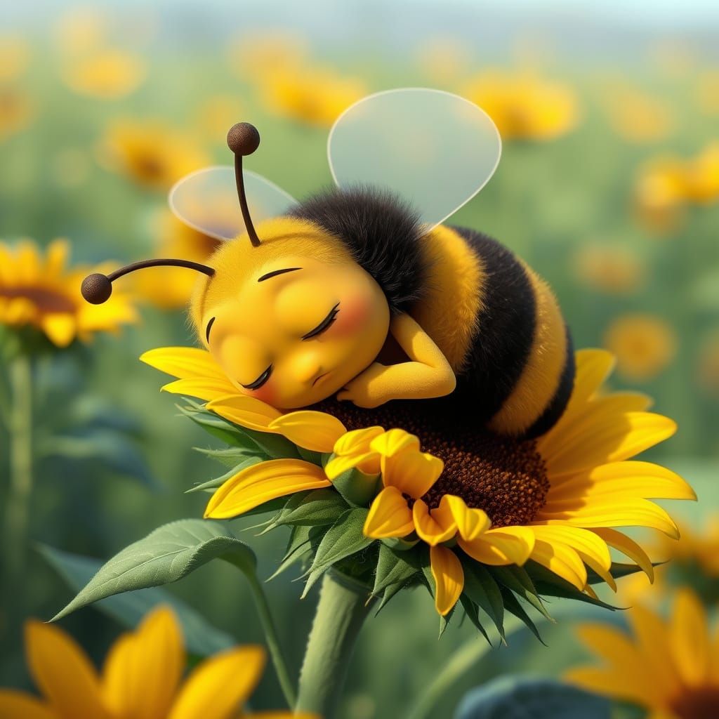 Sleeping bee 2