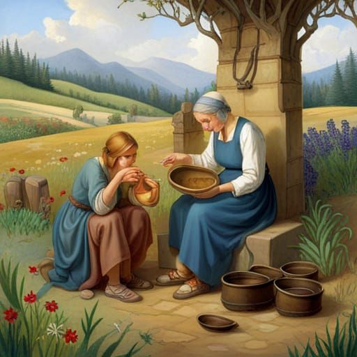 Surreal Nursery Rhyme: Old Woman's Goddess Shoe