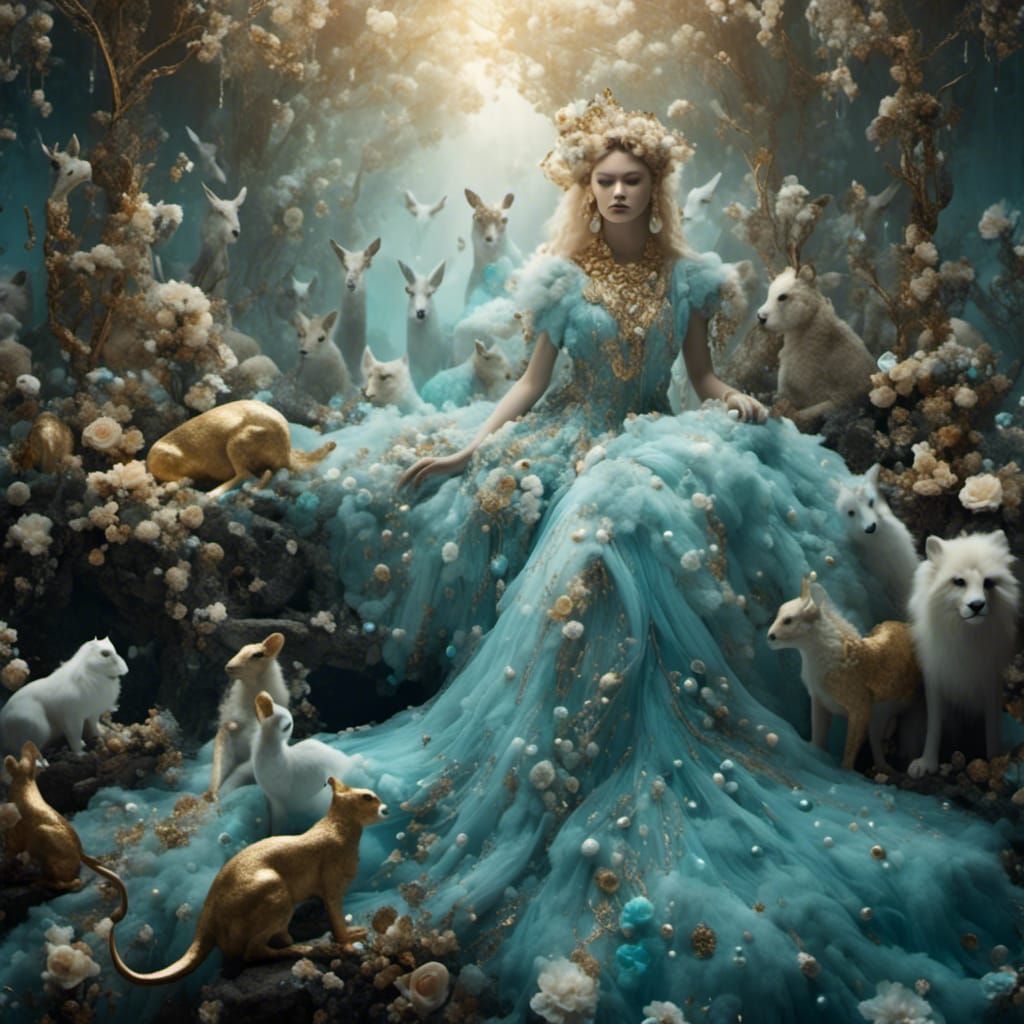 Goddess of Love and Hate in Ethereal Paradise