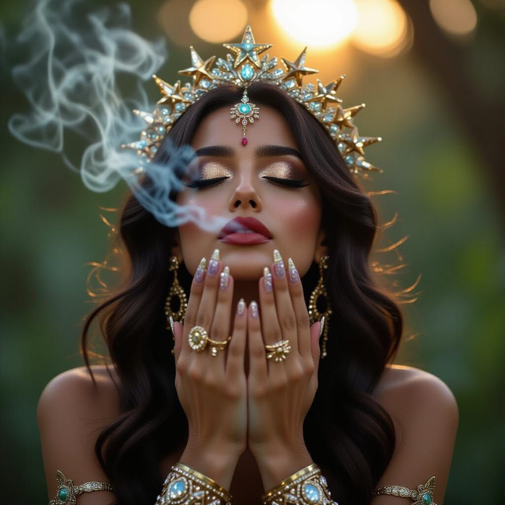 I’m tired but iconic, a mess in disguise,  
Smoke curling up...