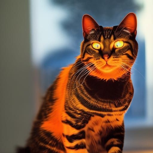 Fire cat