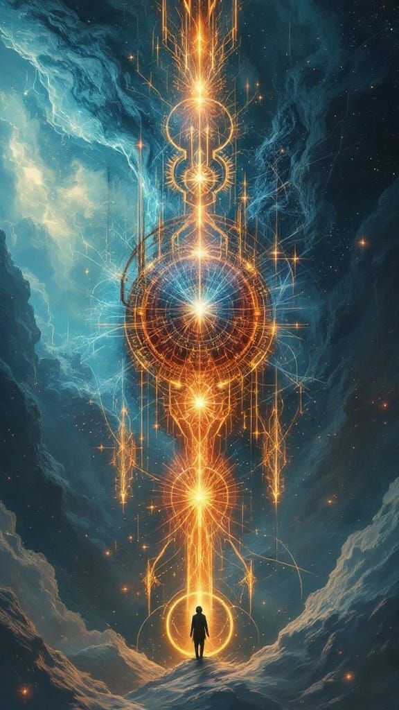 Stormlight Fractals in Shattered Glyph Panels