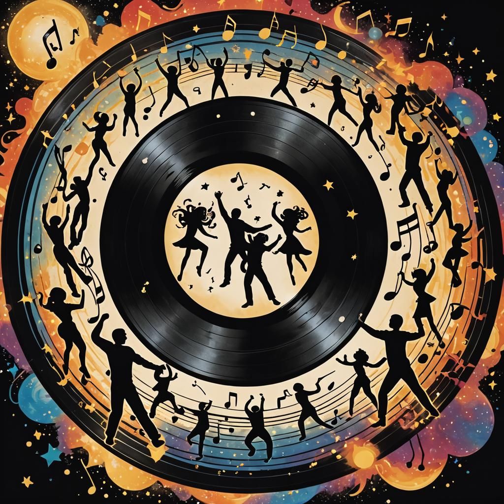 Cosmic Vinyl Record Creates Magical Music