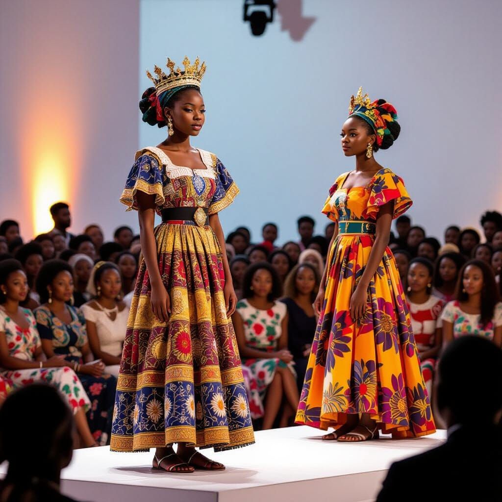 African Girl Declares Refusal in Vibrant, Emotional Scene