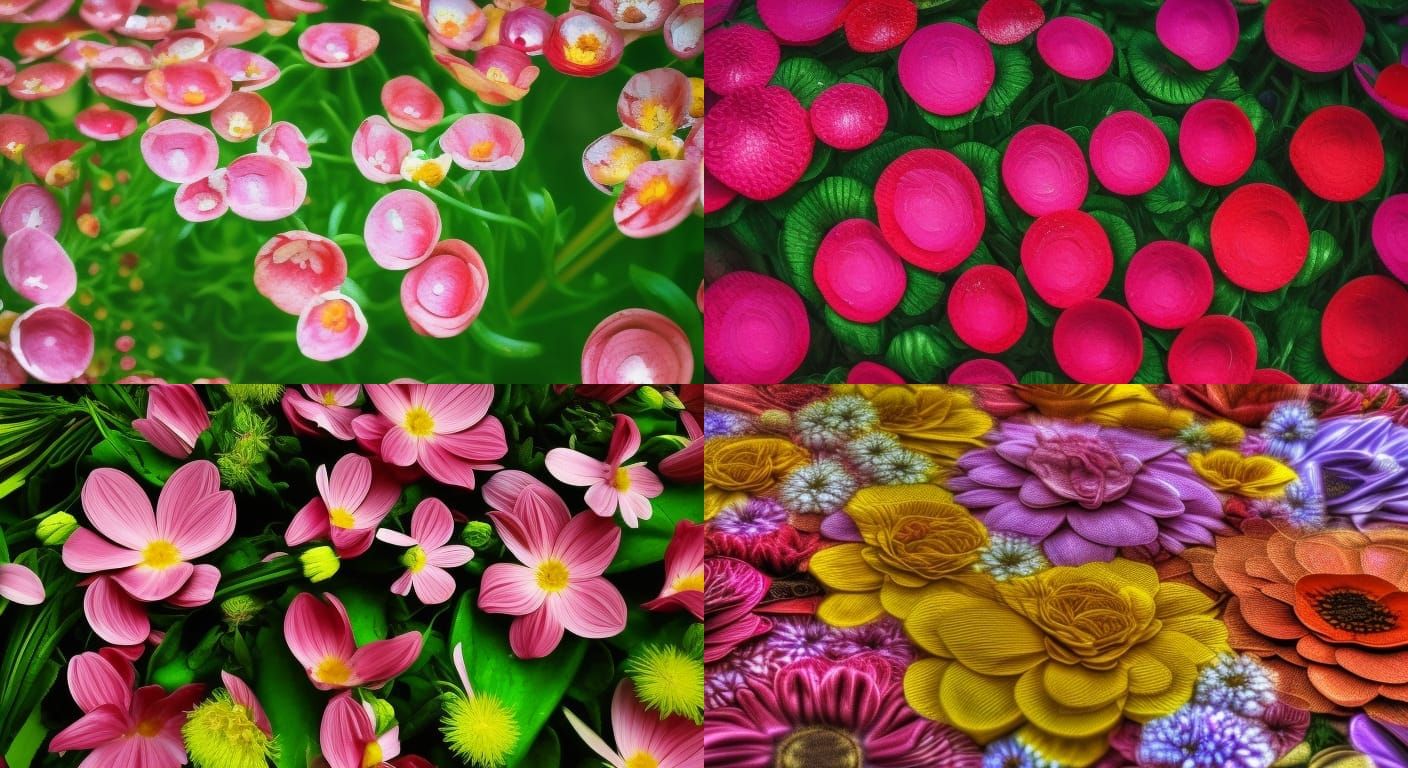 Hyperrealistic Flower Petals in High Definition