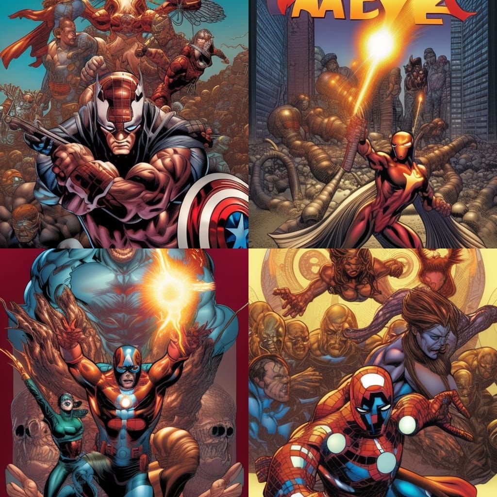 Dynamic Comic Book Art Illustration