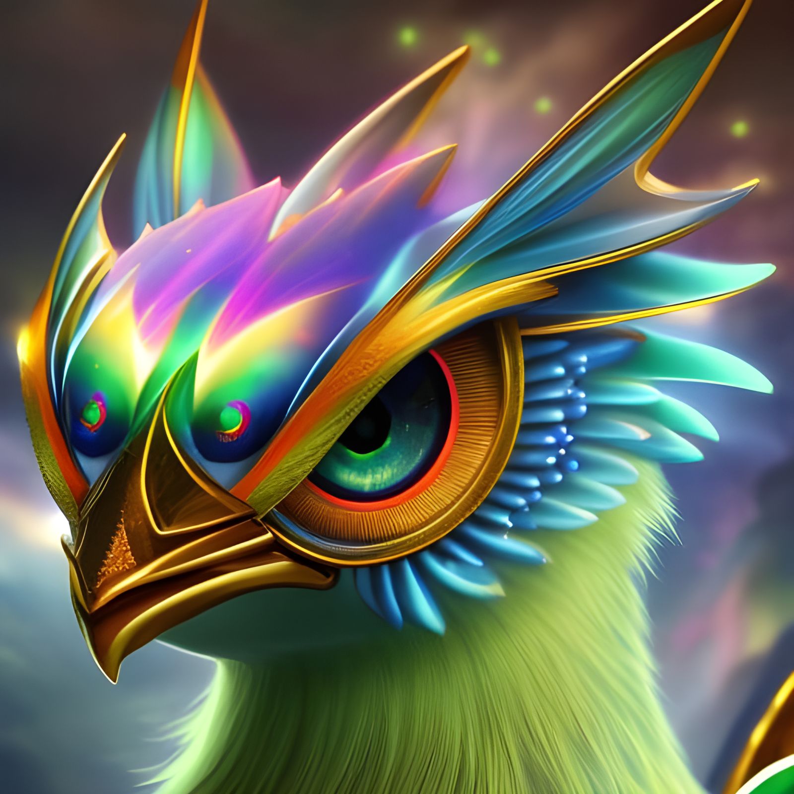 Jade Sky Dragon Illustration in Cosmic Aurora