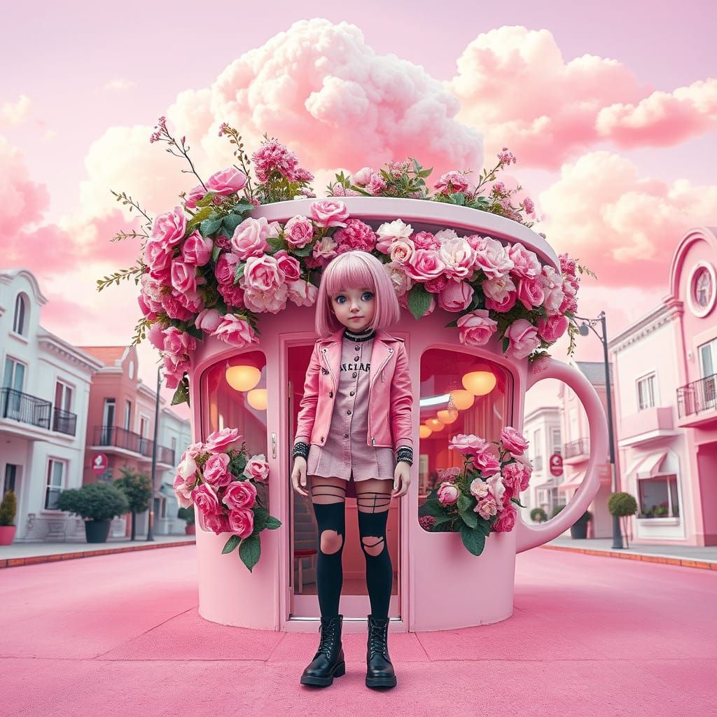 Sugary Dreamscape in Pastel Hues