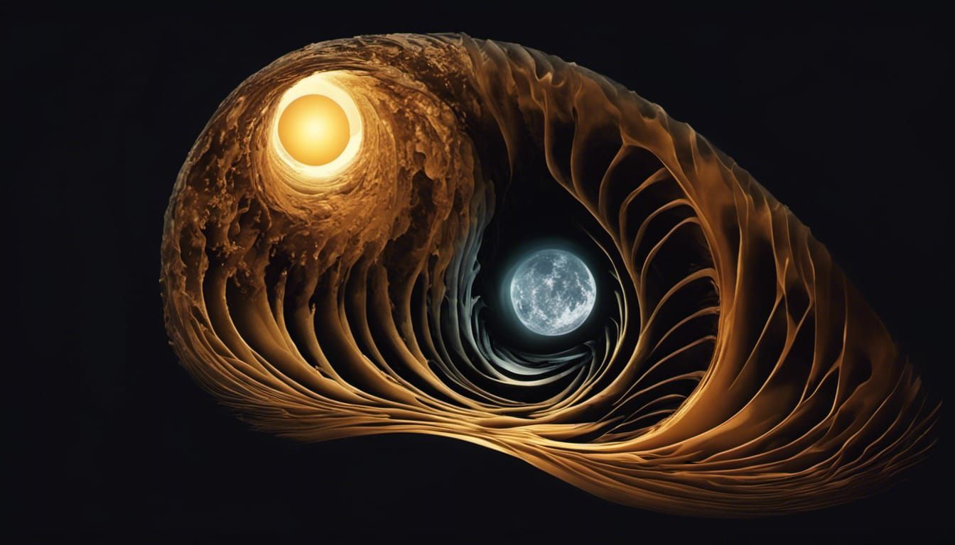 Sunlight Illuminates Vast Cavern: Hyperrealistic HDR Image