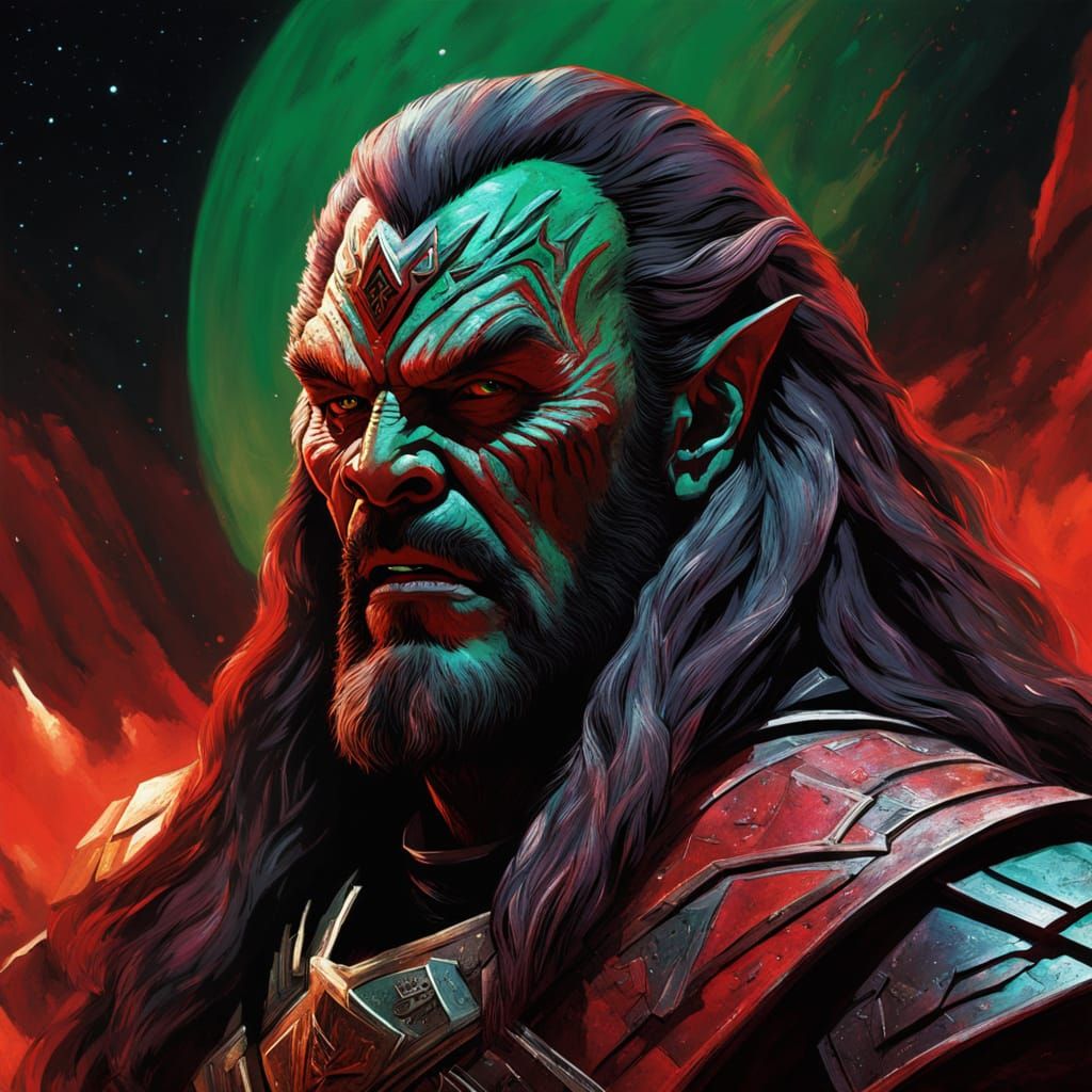 "Qapla to your shred!" Kahless on a friend's playing metal.