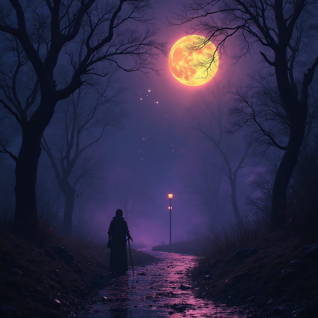 Mystical Nightscapes in Dark Fantasy