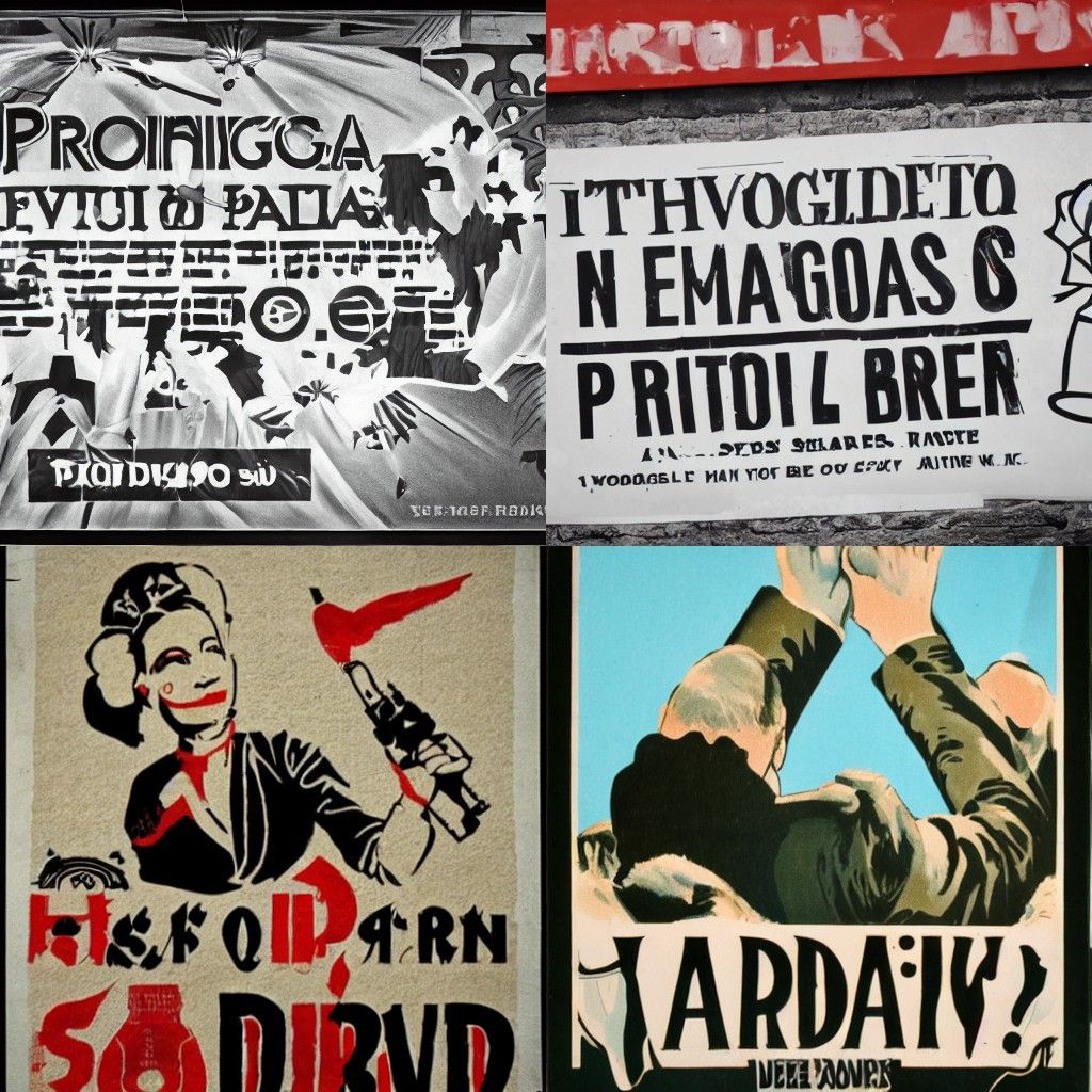 AI Generated Propaganda Image