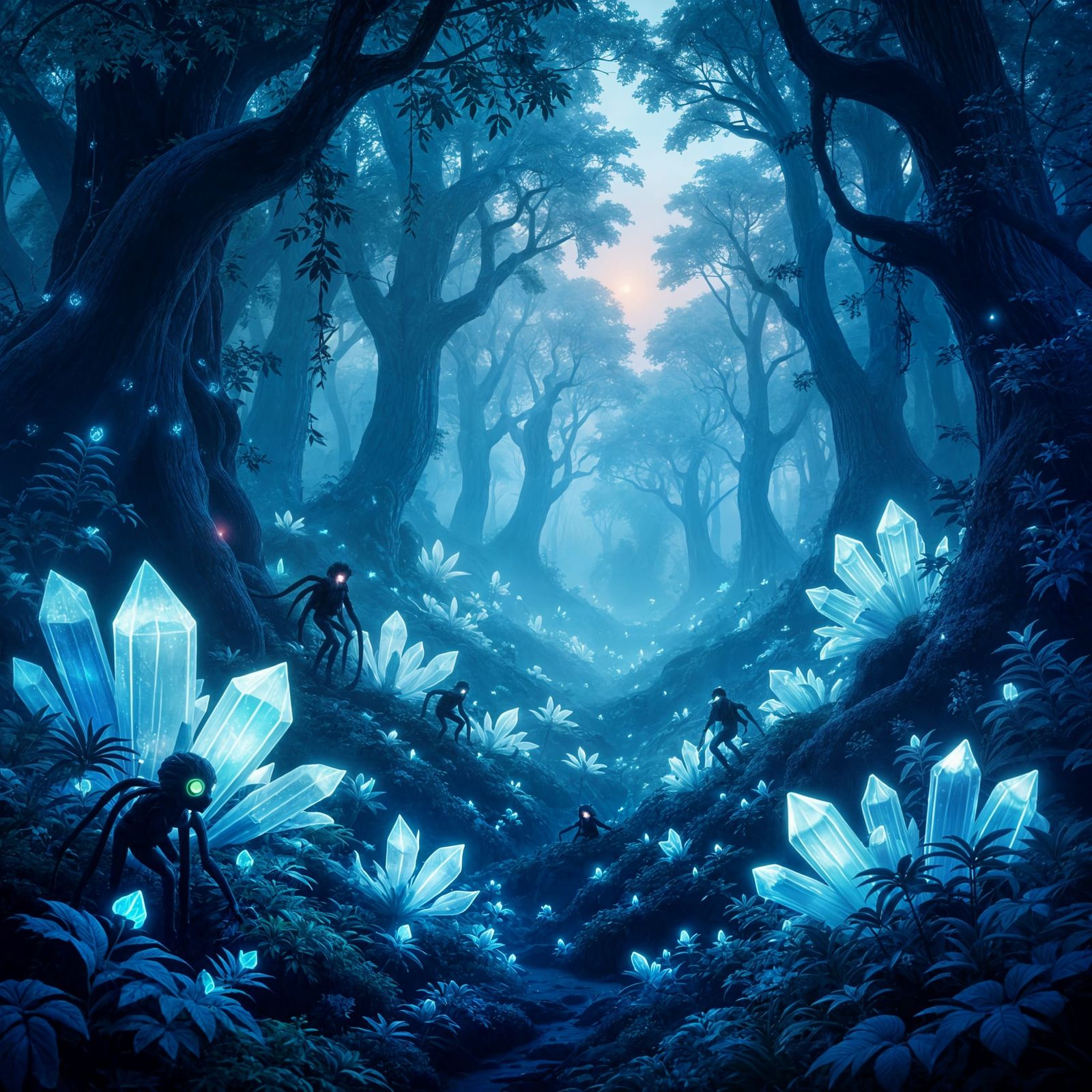 Crystal forest