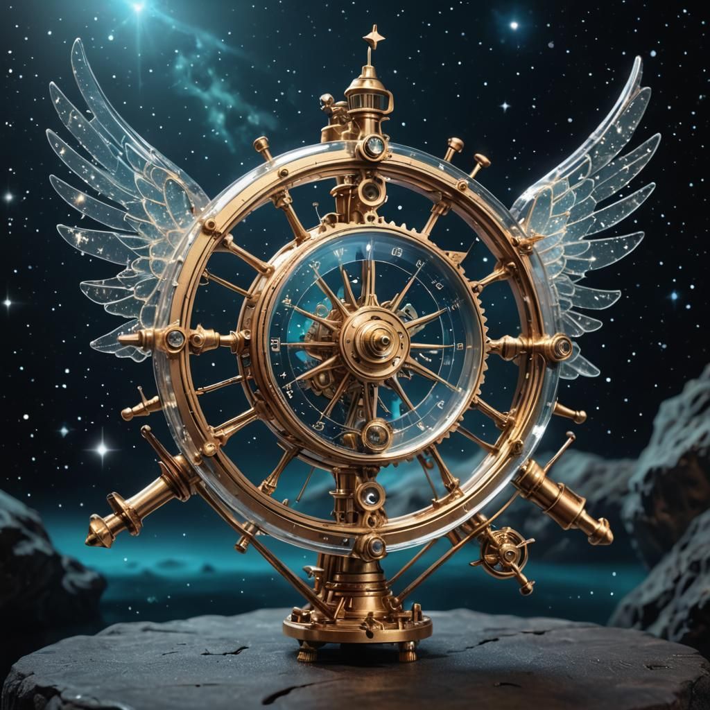 Clockwork Wings in Starry Universe