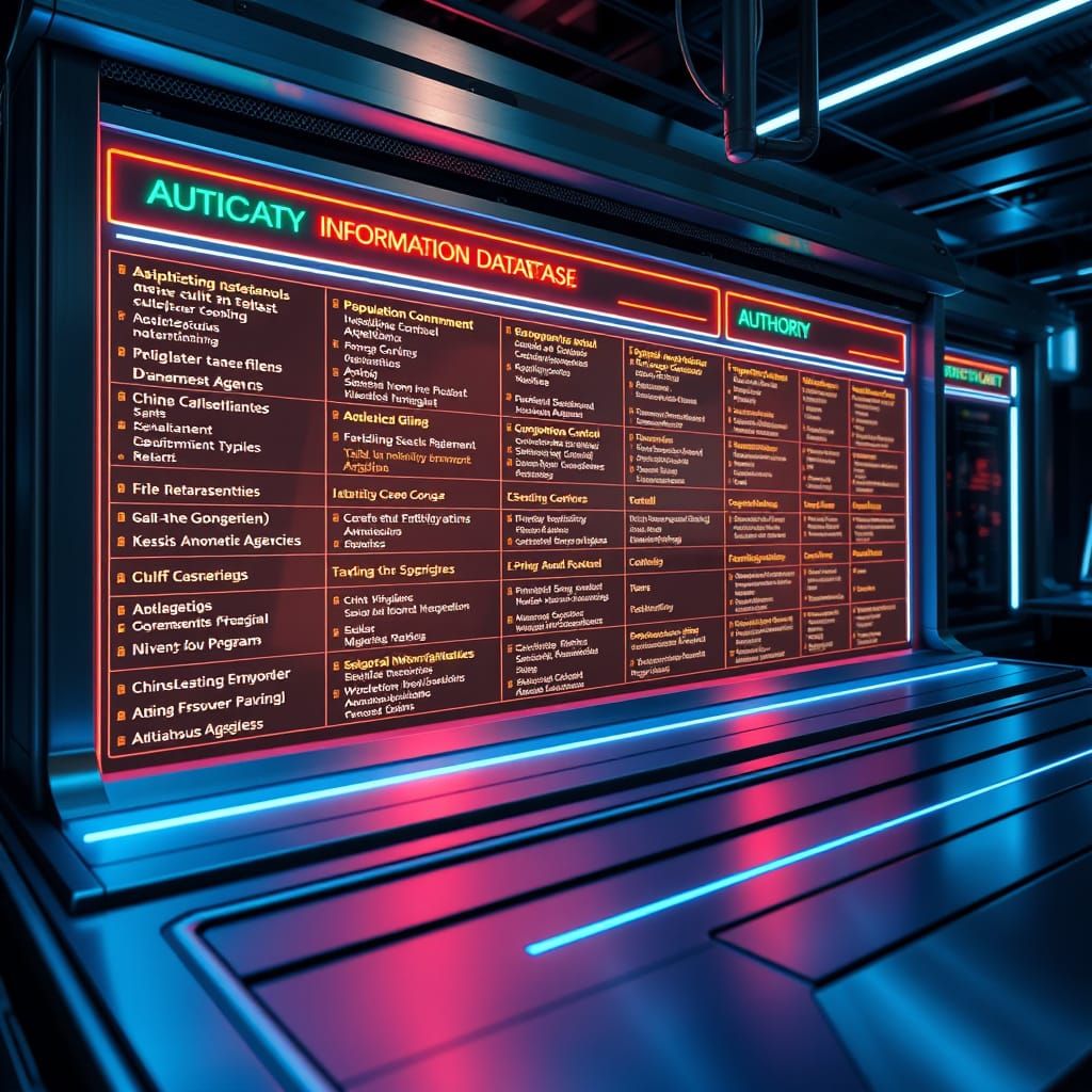 High-Tech Database Illuminates Global Anomalous Entities