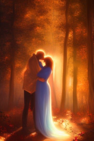 Ethereal Kiss: A Dark Fantasy Altar Scene