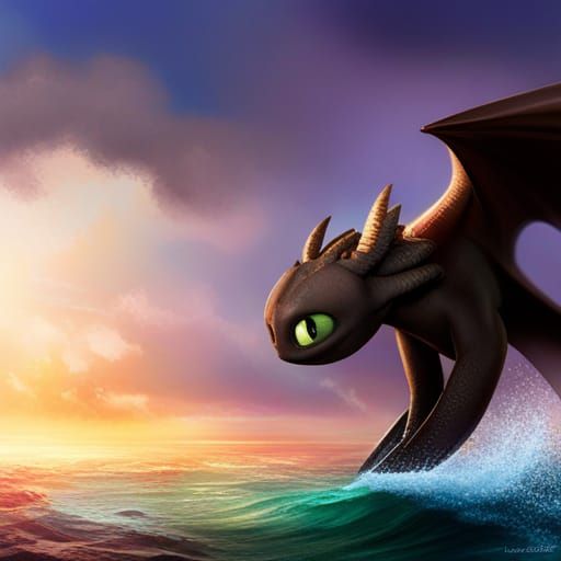 Hyperrealistic Dragon Concept Art