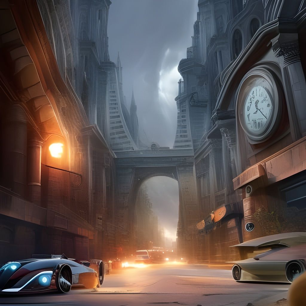 Snail Slug and Formula 1: Digital Matte Painting