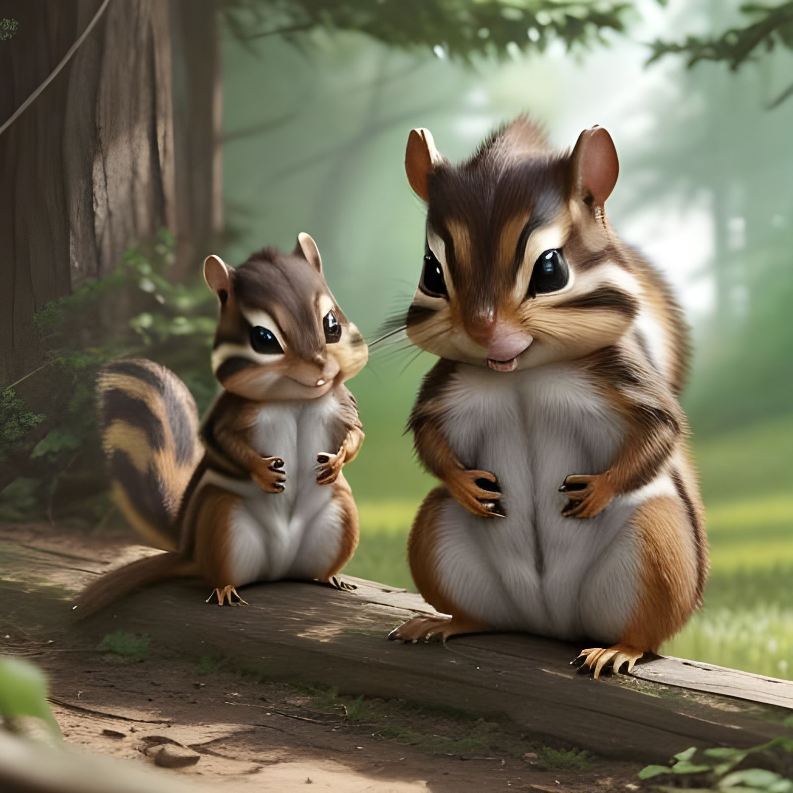 Repeating Chipmunk on YouTube: AI-Generated Pattern