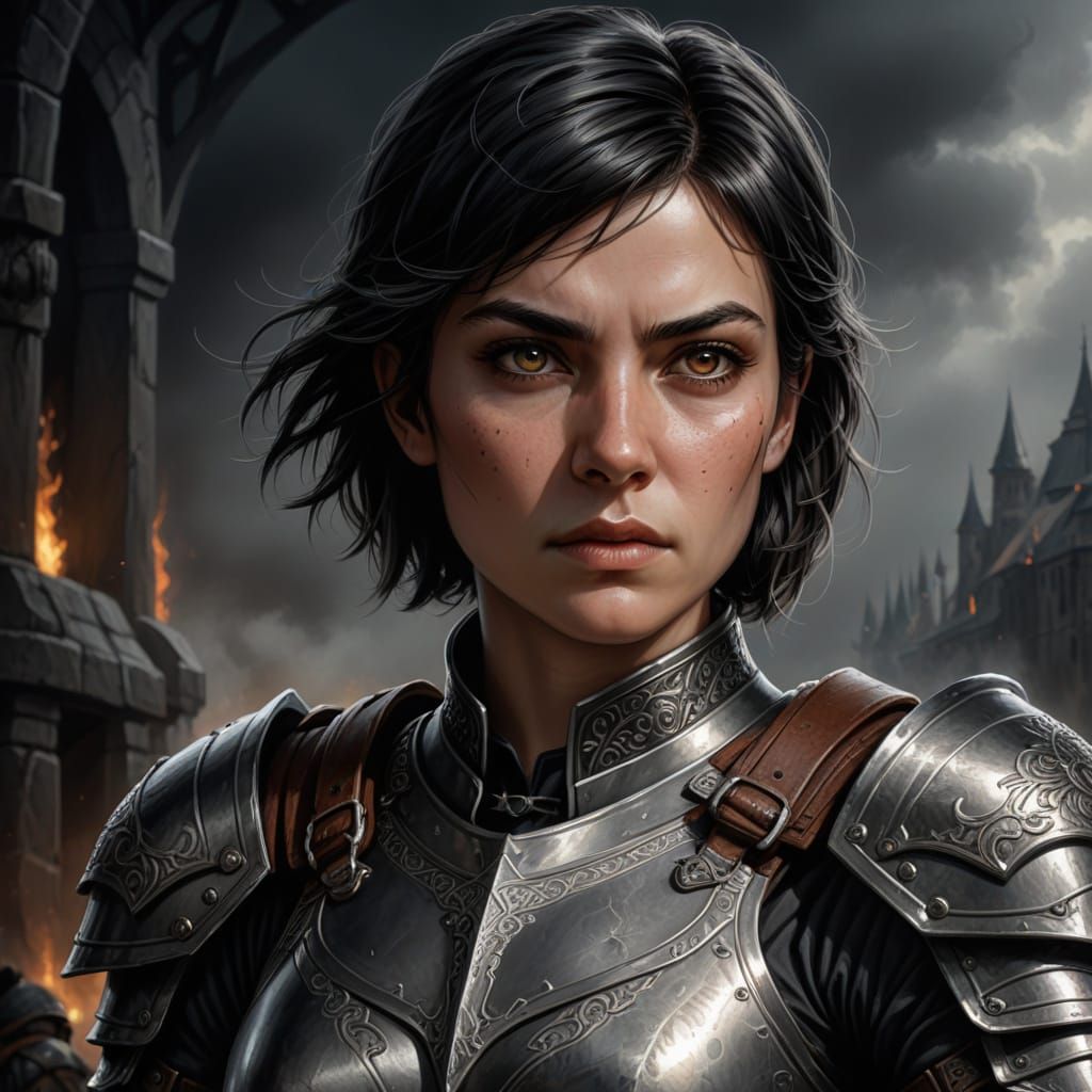 Heroic Fantasy Adventurer in Detailed Digital Painting