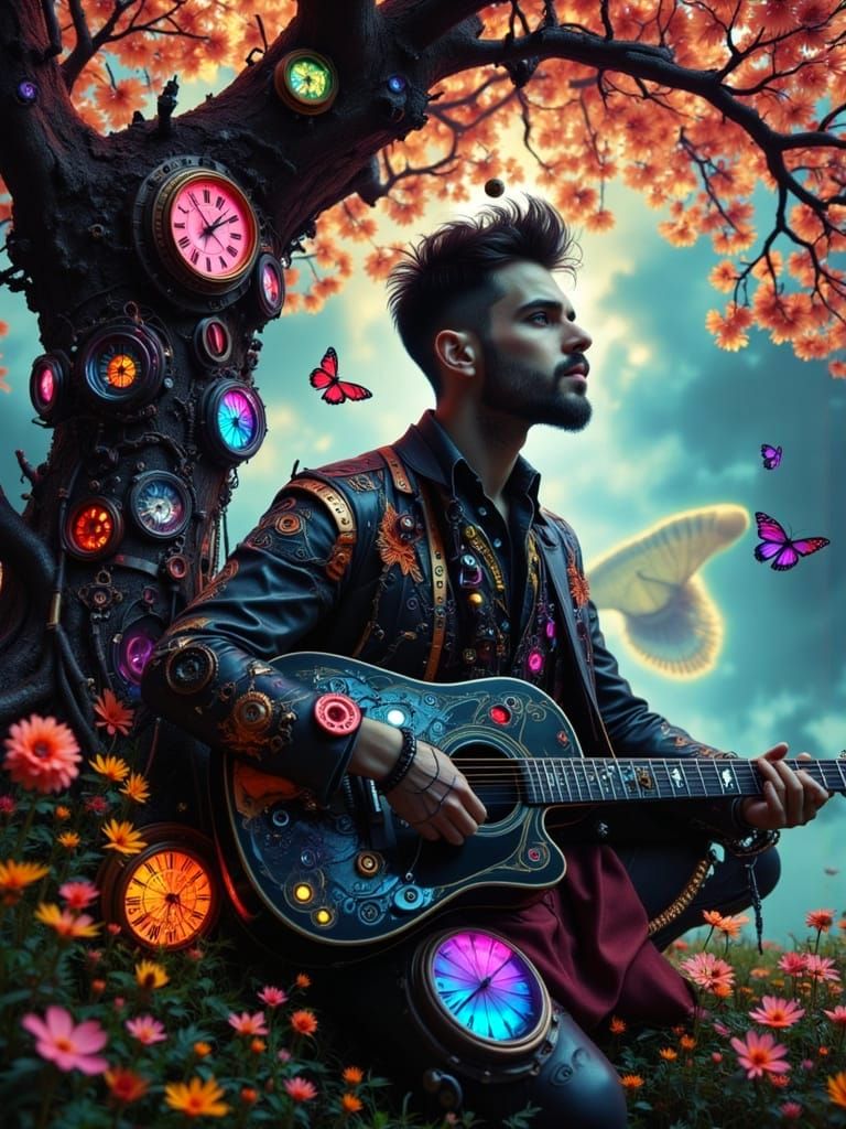 Steampunk Gentleman Enchants with Elegance and Intrigue