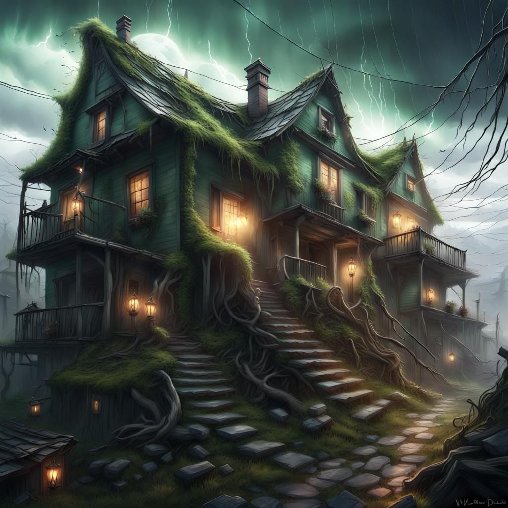 Terrifying Haunted Village Under Spiral Storm