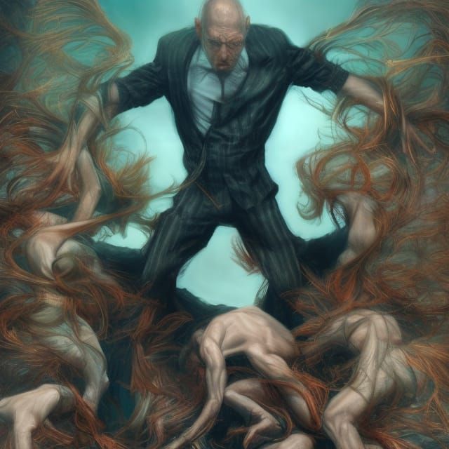 Hyperrealistic Portrait of Obsessive Compulsive Disorder