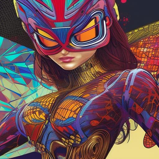Hyper Detailed Comic Book Panel in 8k Resolution