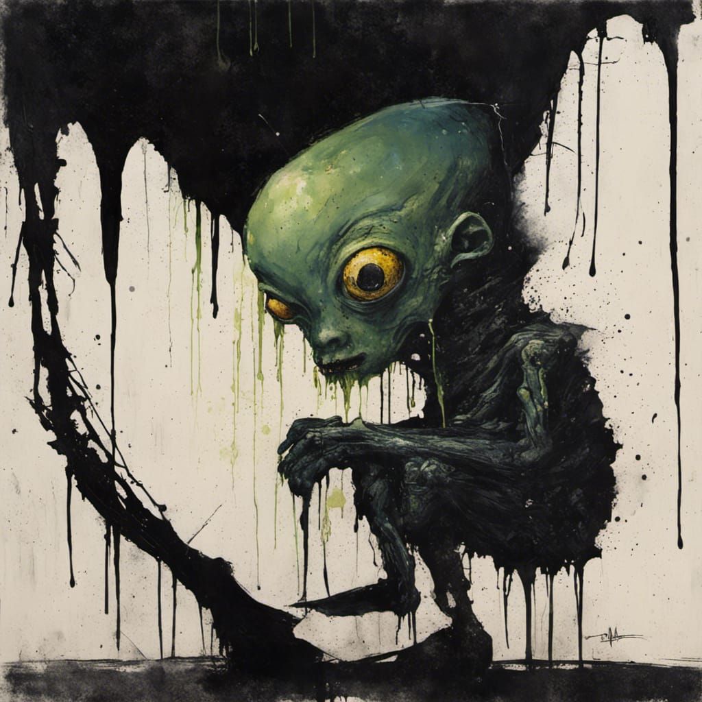 Terrifying Alien Creature from the Unknown