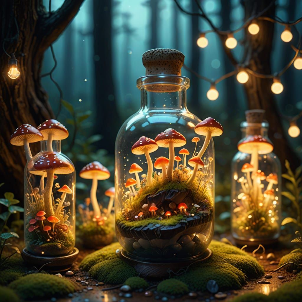 Miniature Worlds in a Bottle: Fantasy Concept Art