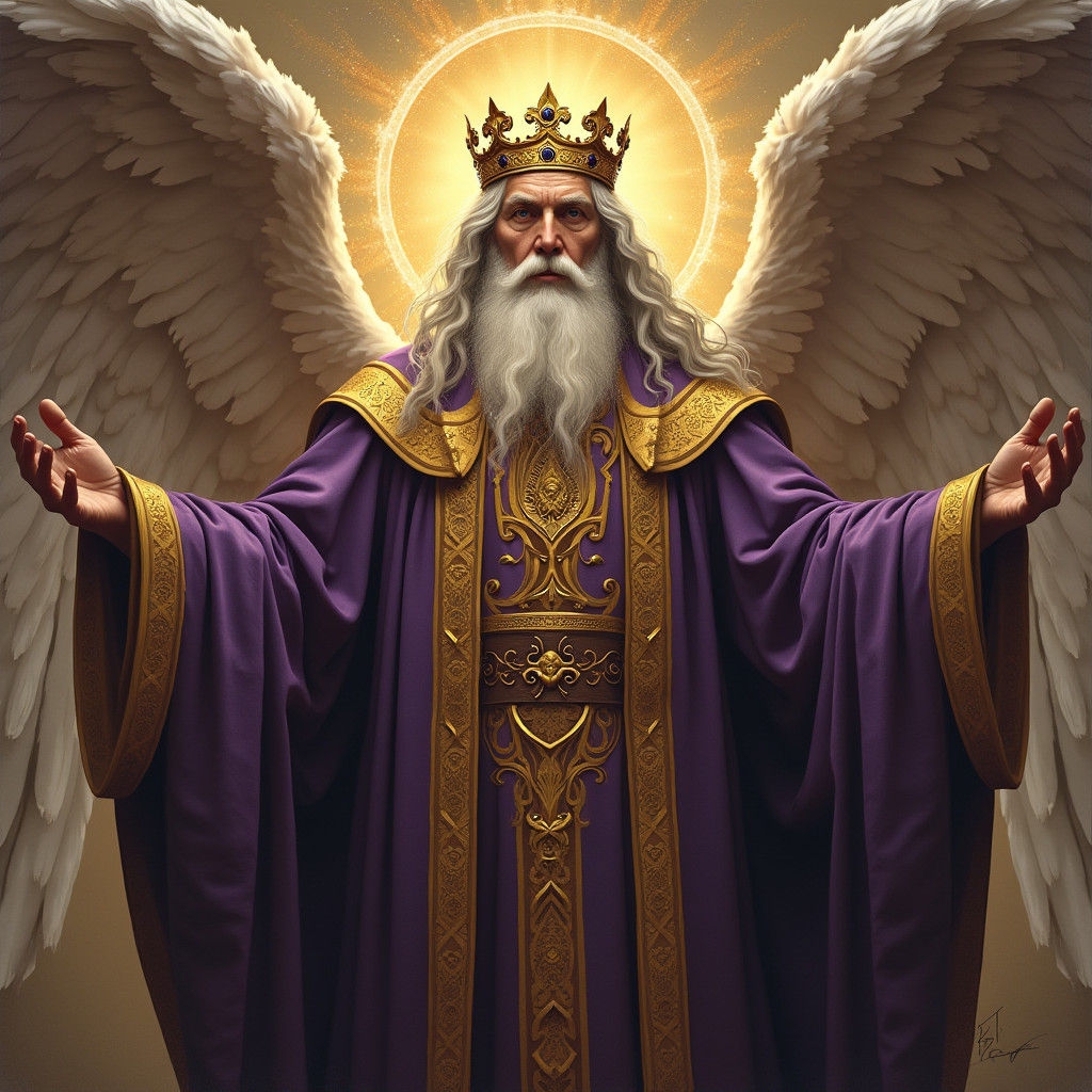 Melchizedek Enthroned in Sacred Geometry