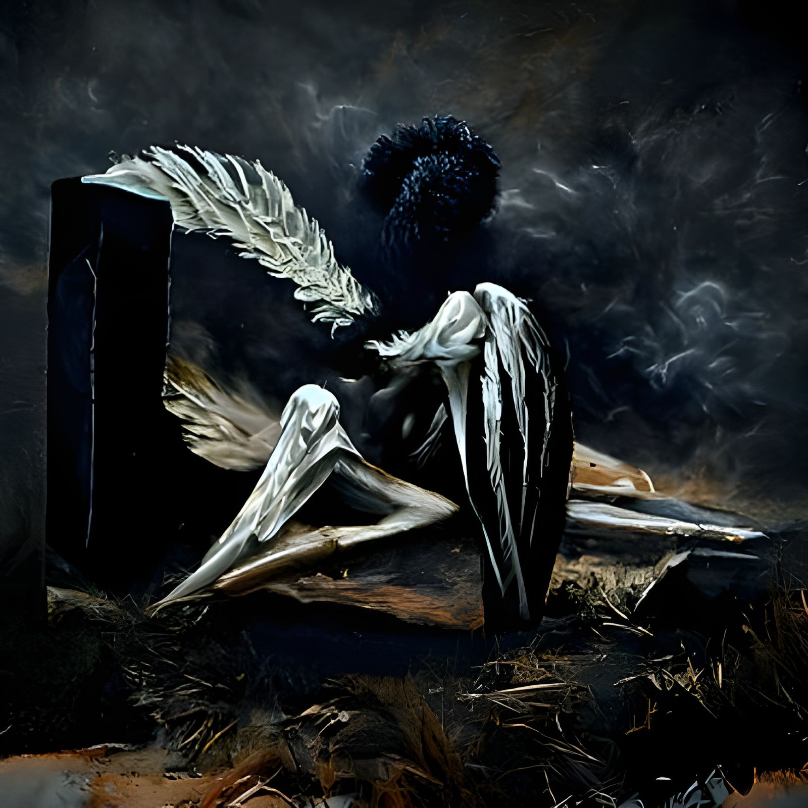 Painting Of A Fallen Angel