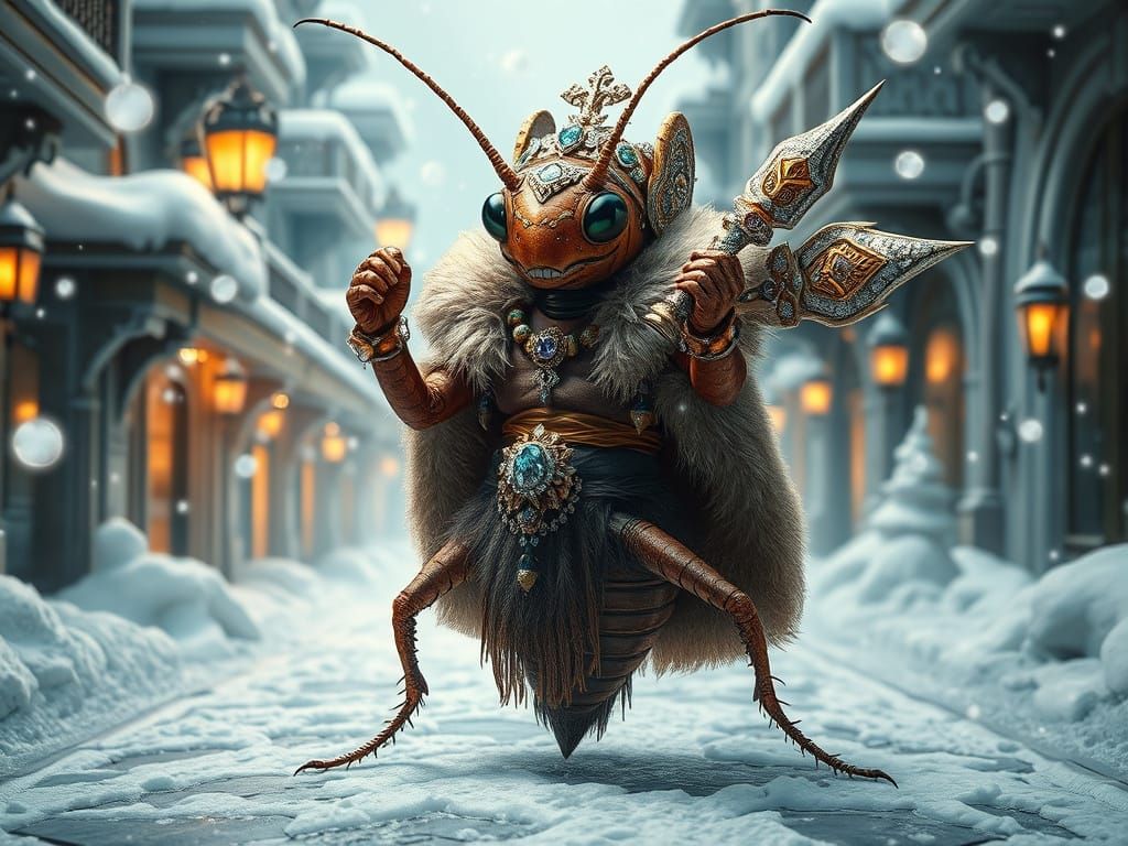 Cockroach King in Winter Wonderland