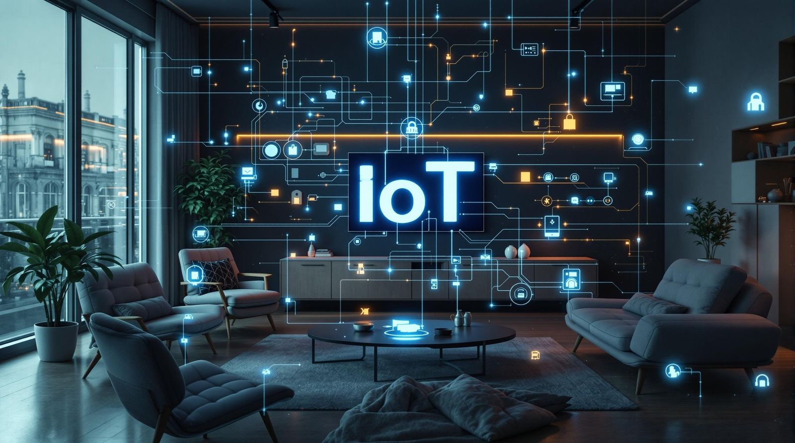 Smart Home Elegance in Cinematic Film Style