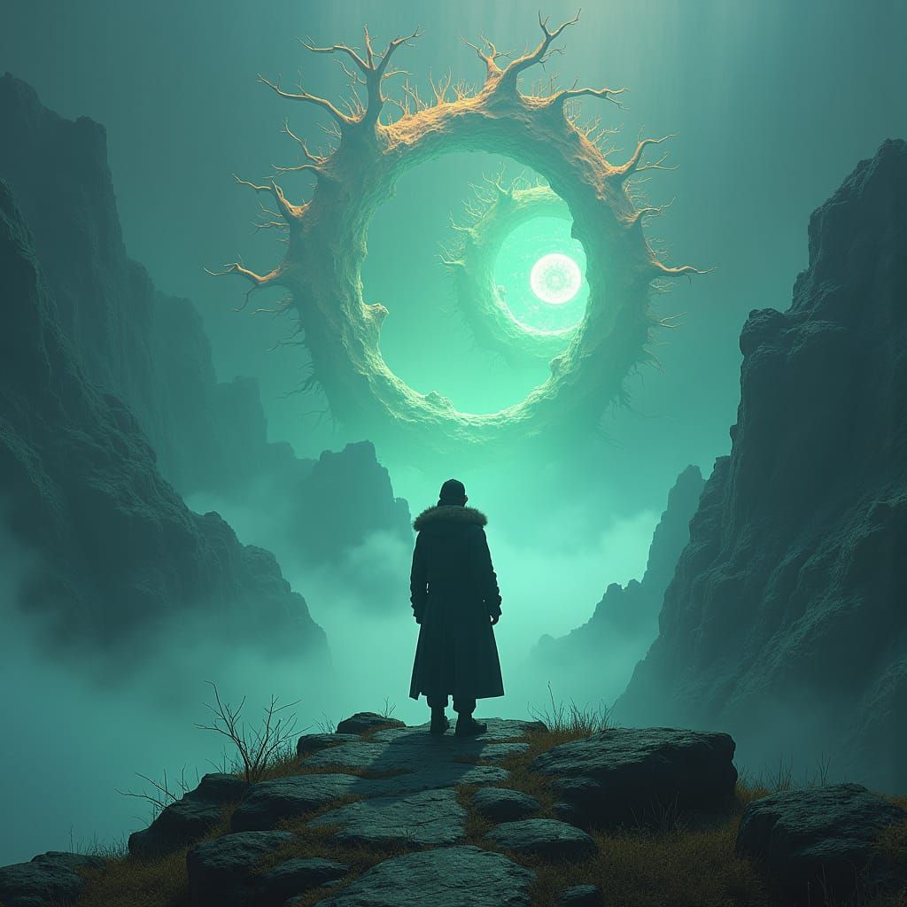 Kim Dokja in Mystical Realm: Matte Painting Style