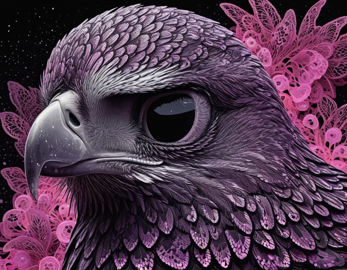 Ethereal Abstract Floral Art in Minimalist Style