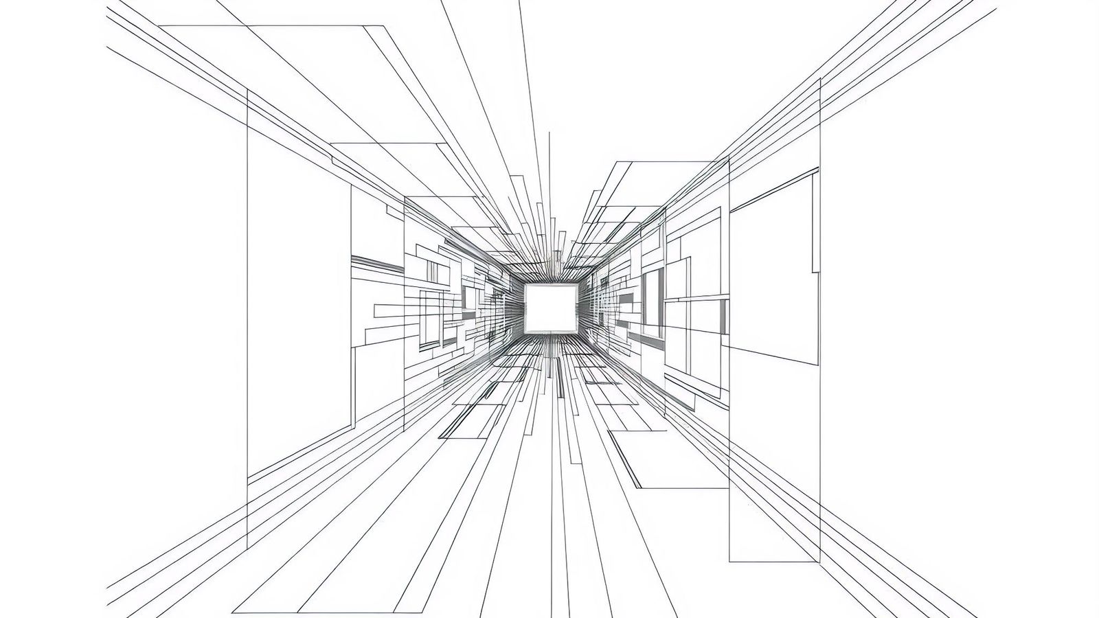 Abstract Glitch Art with Recursive Minimalism