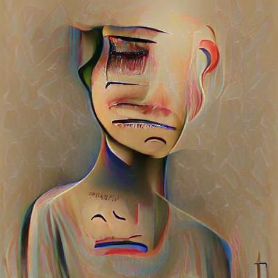 AI Image of Depression Concept