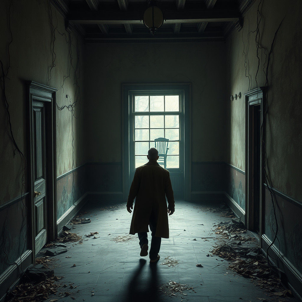 Ghostly Figure Appears in Abandoned House