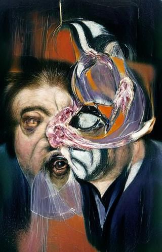 Ethereal Figures: A Francis Bacon Inspired Painting