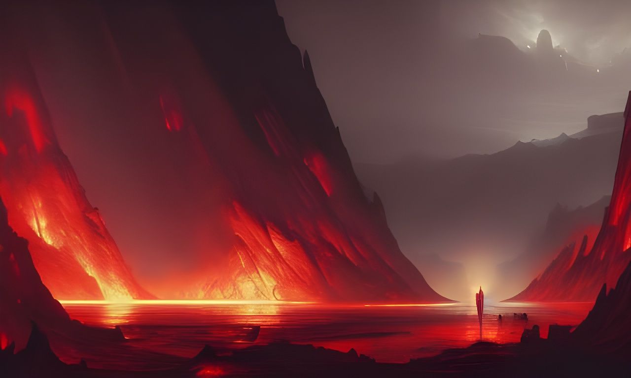 Dante's Journey: Dark Fantasy Concept Art