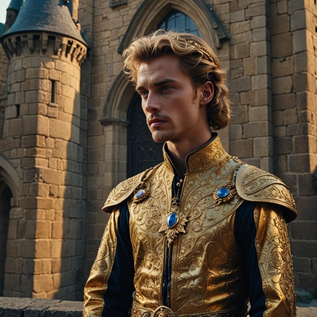 Regal Dutch King Surveys His Kingdom: Cinematic Portrait