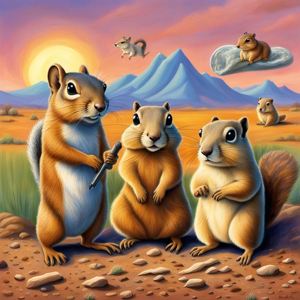 Secret Squirrel and Prairie Dog Posse