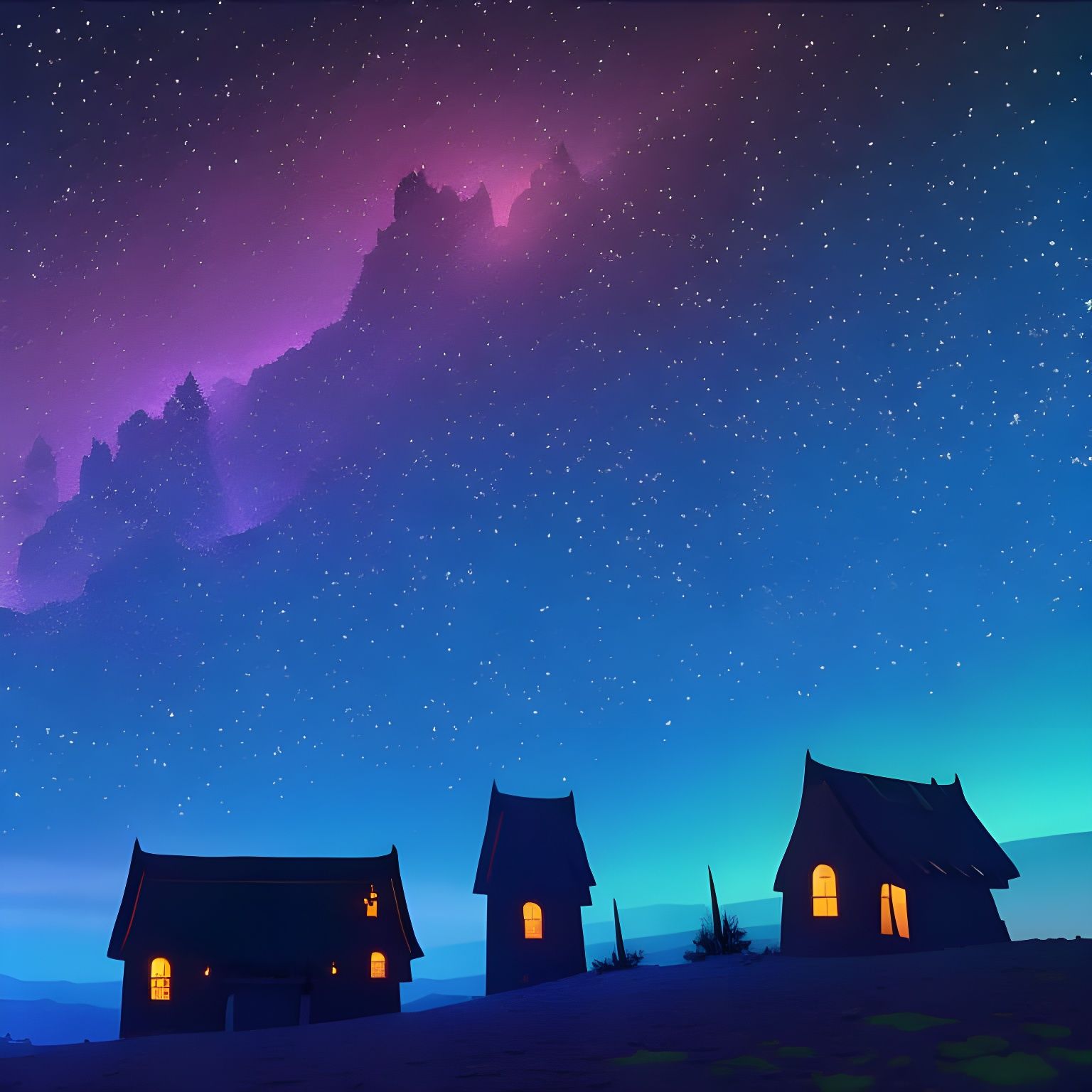 Starry starry sky, moonless night