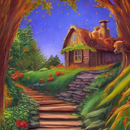 Cozy Wooden House in Lush Forest