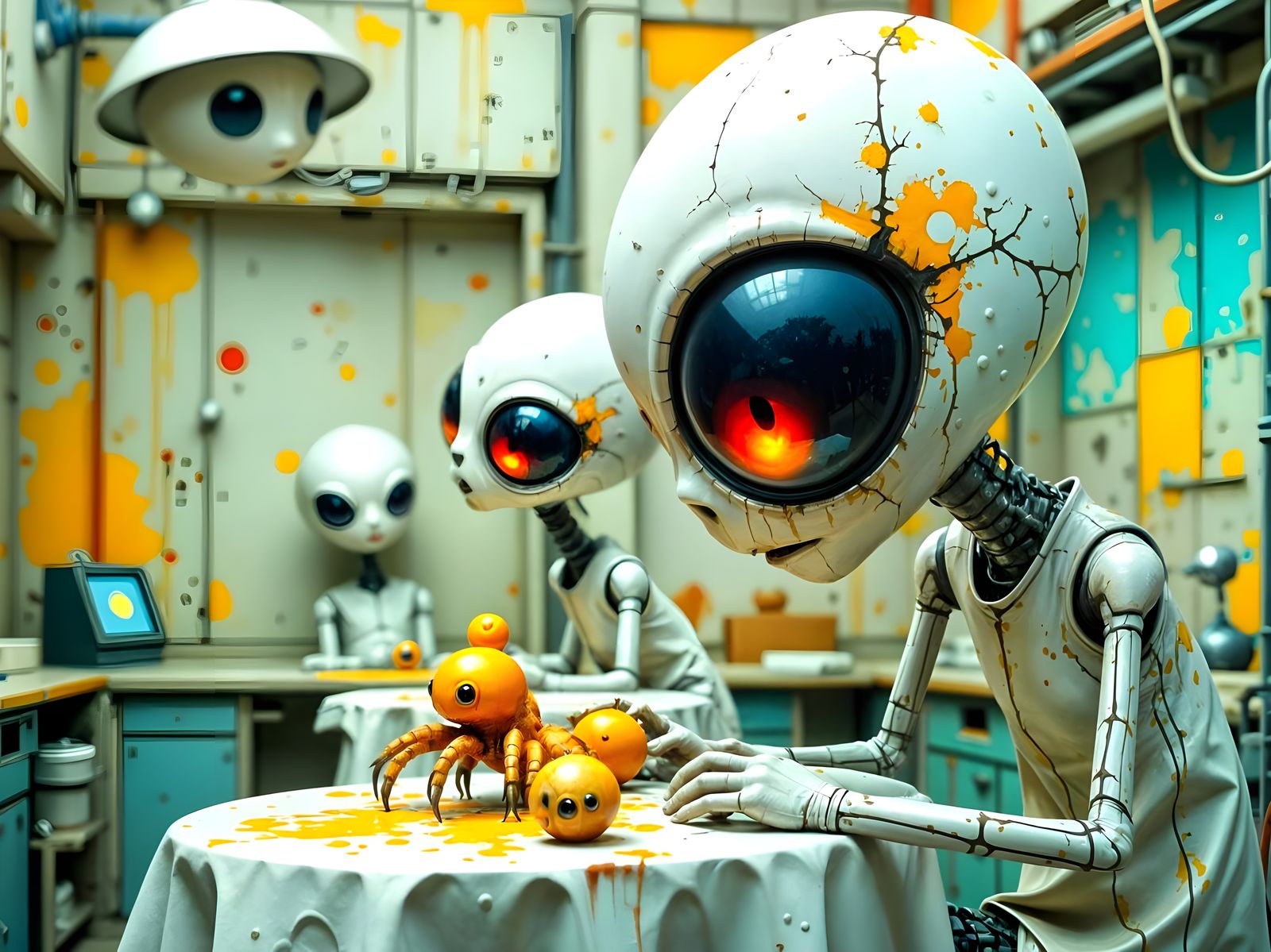 Hyper-Realistic Alien Hologram in Medical Operating Room